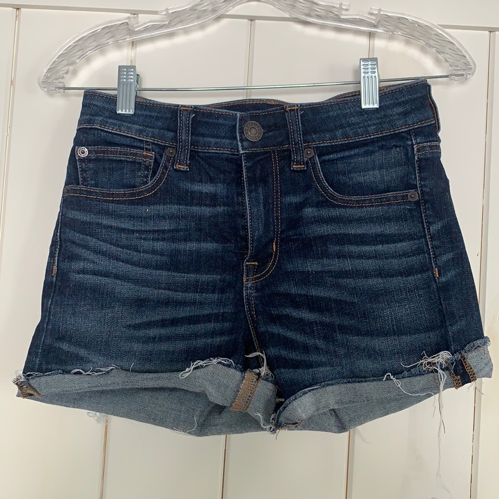 American Eagle Hi Rise Shortie Jean shorts 2